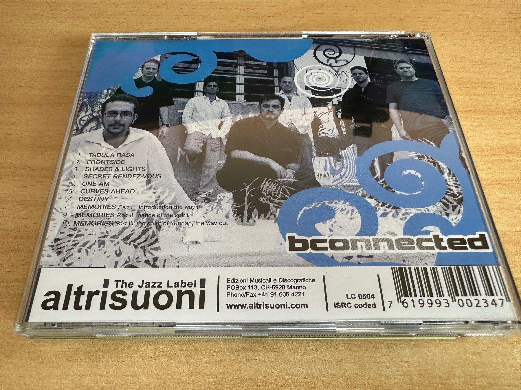 CD: B.Connected – Tabula Rasa – Usato da Rikon im Tösstal venduto da Alpenmutz 1