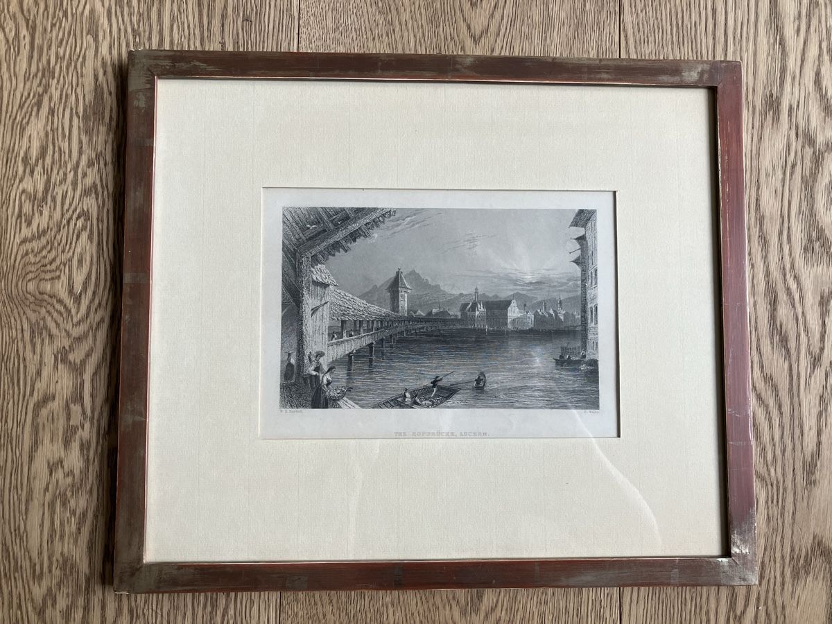 Stiche: Stich Hofbrücke Luzern – Gebraucht aus Cham von Liliane78