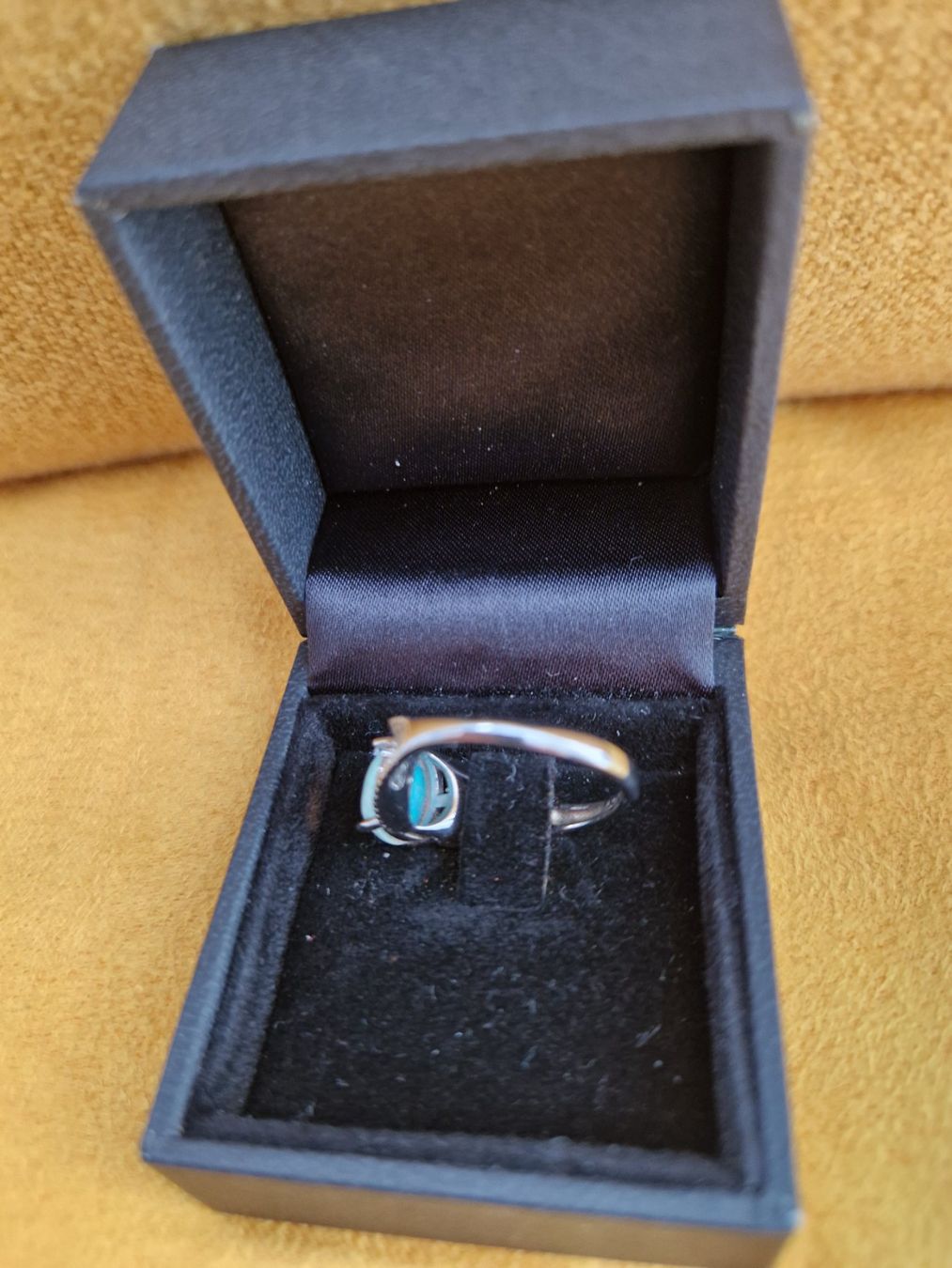 Anelli: Bague argent avec pierre opal - Taille réglable! (59) – Nuovo (secondo la descrizione) da Bulle venduto da EdelweissandRoses 1