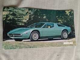 Automobil Prospekt / MERAK Gran Turismo Printed in Italy