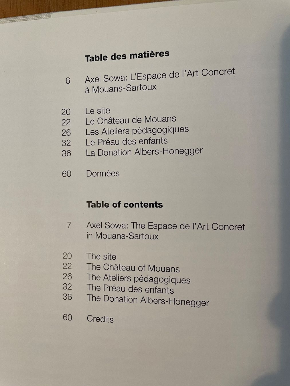 Libri: Espace de l'Art Concrete Mouans-Sartoux – Usato da Zürich venduto da WWehrle 1