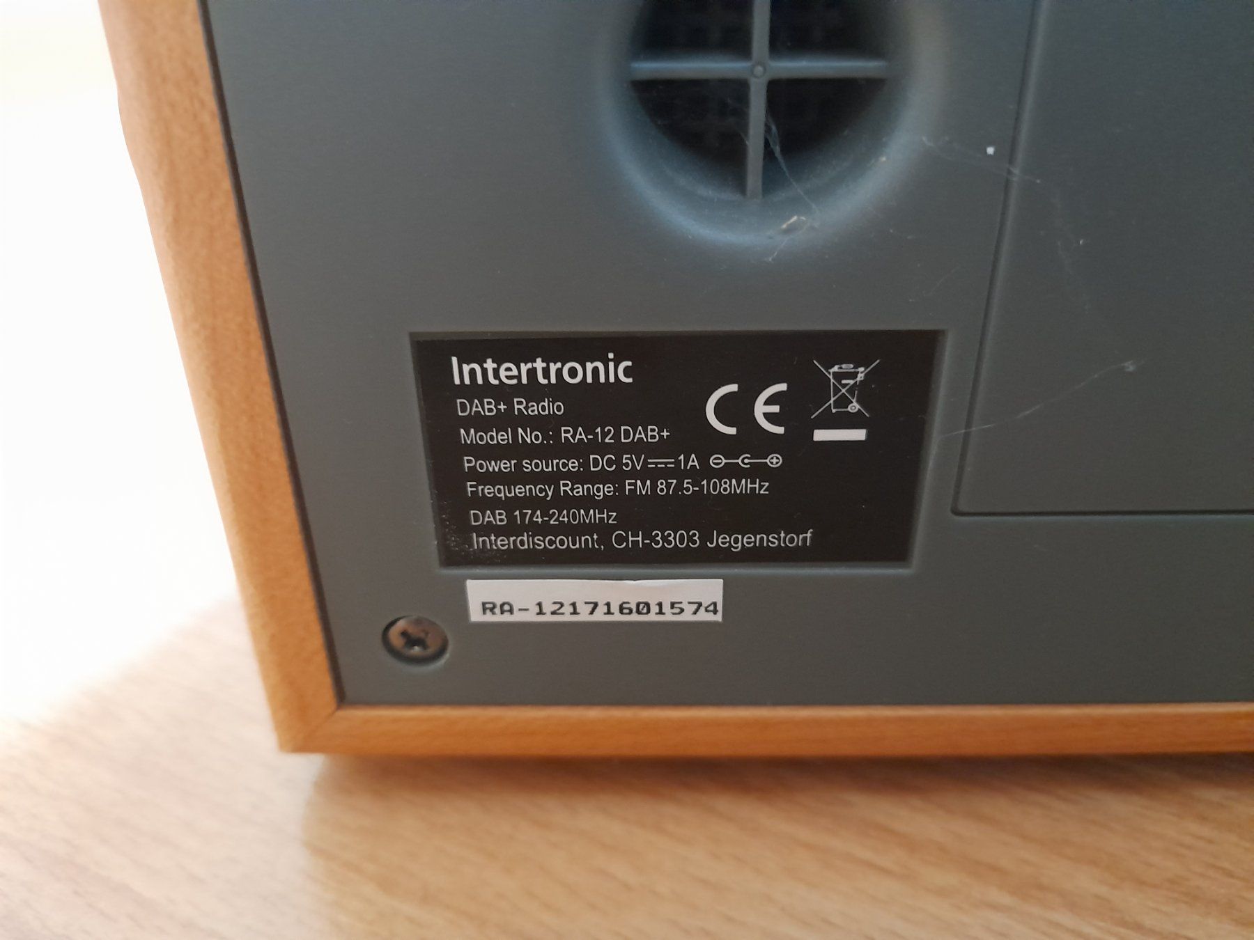 Radio: Intertronic RA-12 DAB+ Radio – Usato da Lustmühle venduto da chevi03 5
