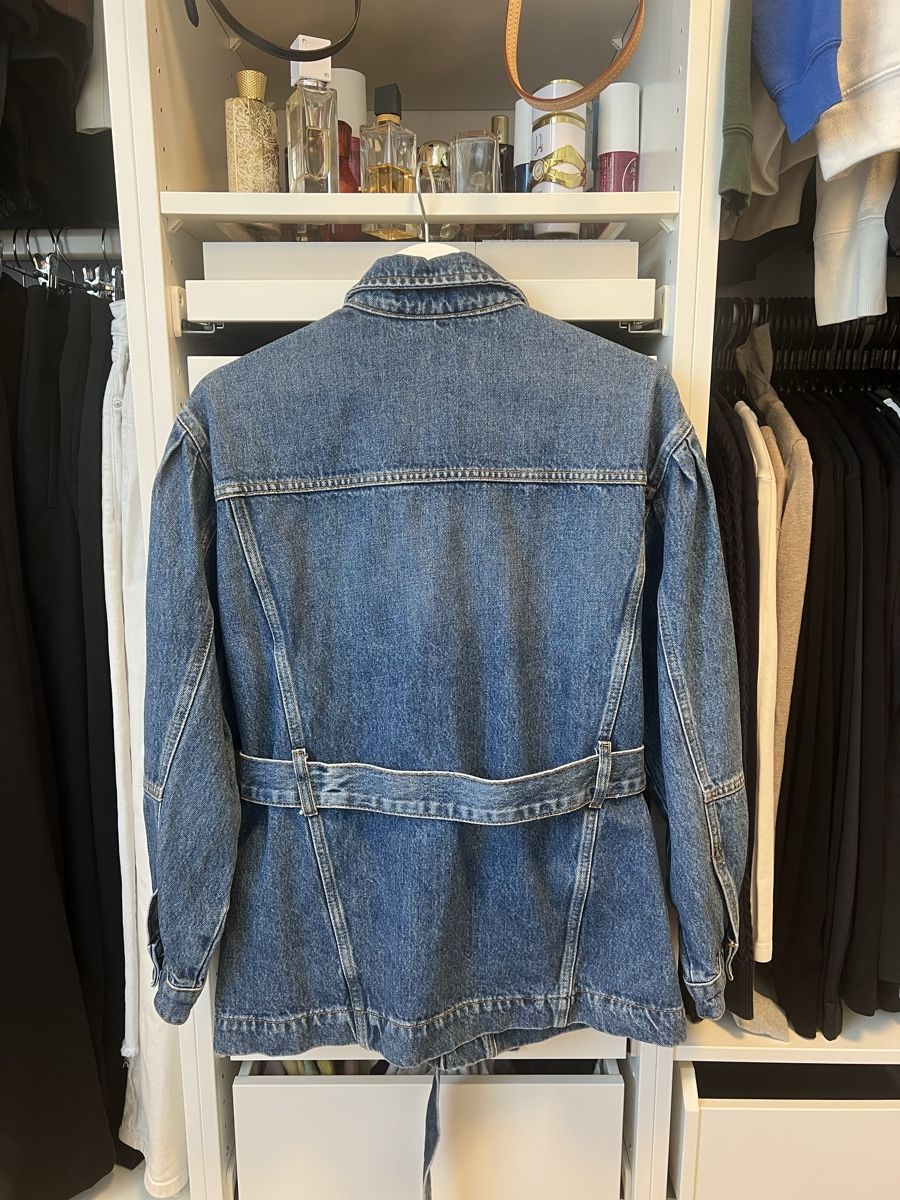 Mango Giacche: Mango Jeans Jacke mit Gürtel – Nuovo (secondo la descrizione) da Bülach venduto da deinmica 2