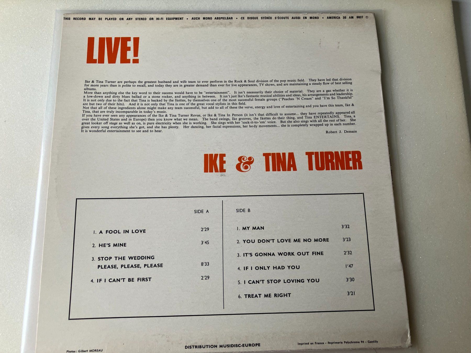 Dischi in vinile: Tina Turner – Usato da Aarwangen venduto da Jukebox3 2