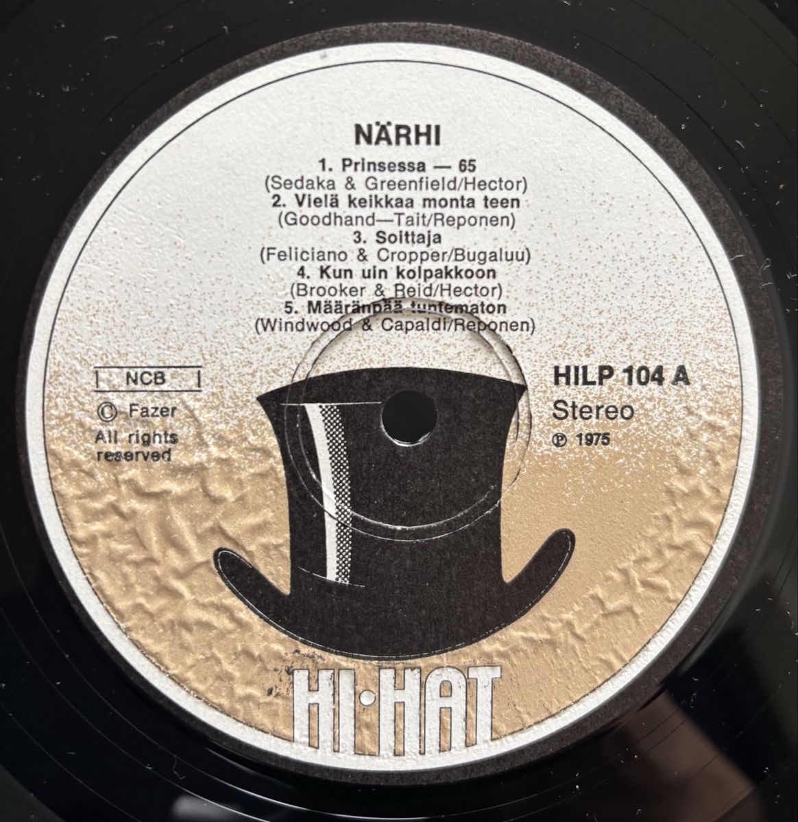 Dischi in vinile: NÄRHI HI-HAT LP VG+/VG+ – Usato da Neuchâtel venduto da Deivid2 1