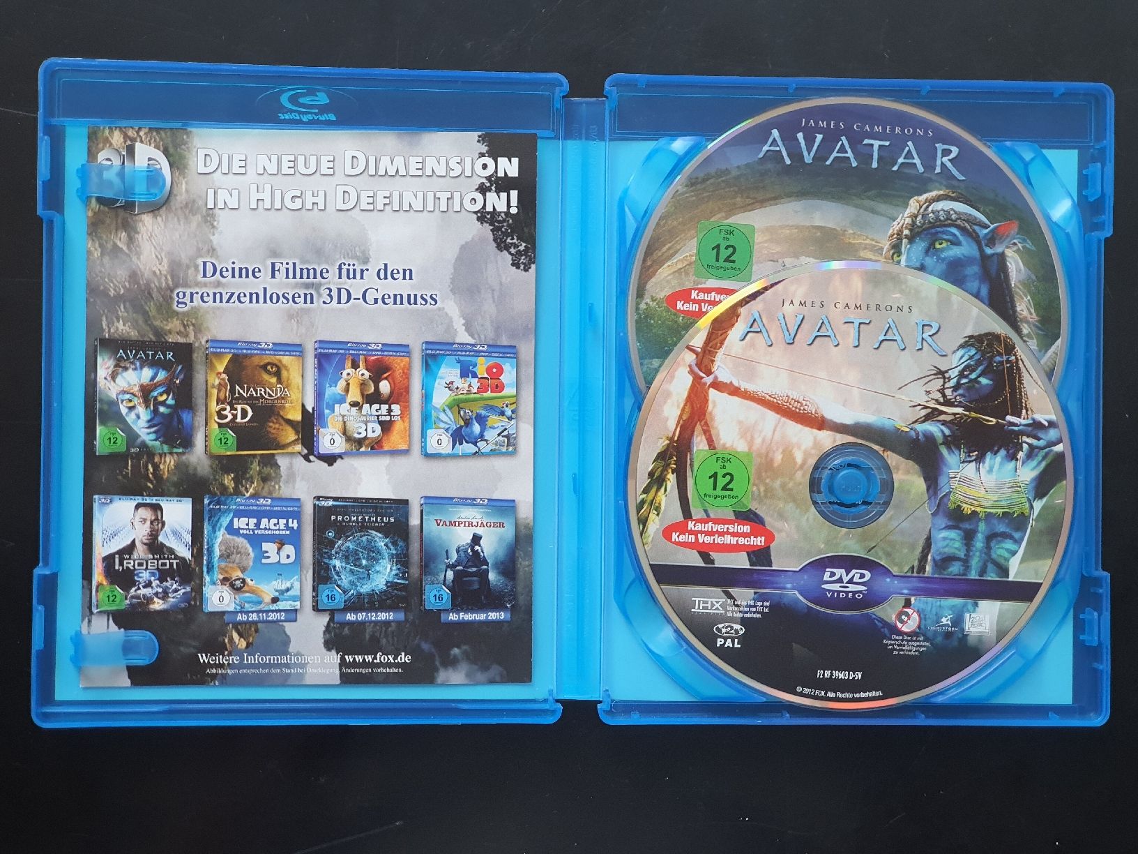 Tutti i DVDs: Avatar 3D Edition Blu-ray + DVD – Usato da Zürich venduto da TimZurich1 4