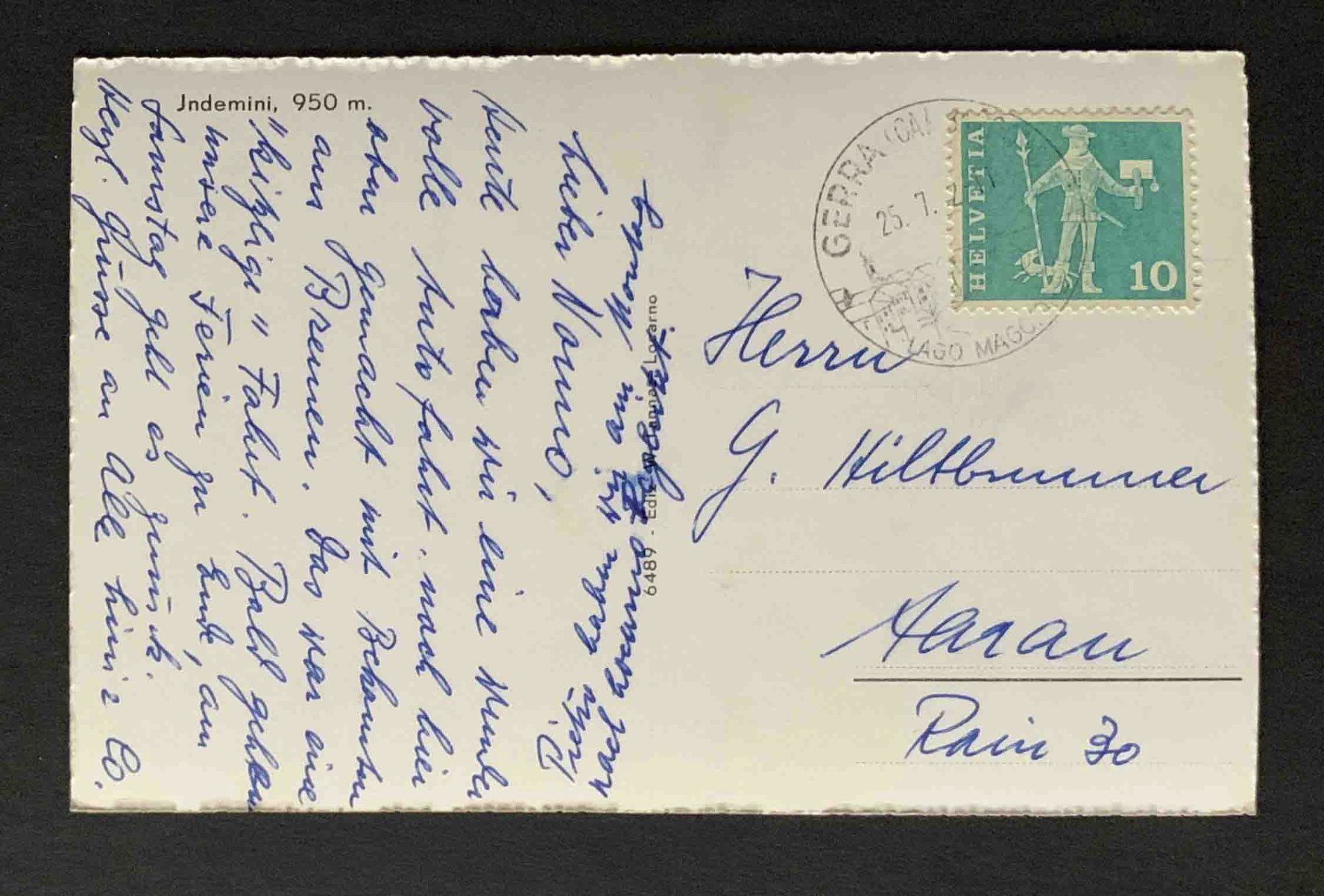 Cartoline postali: AK Indemini Jndemini – Usato da Goldau venduto da artelier1 1