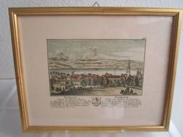 Sempach von Osten 1755, limitierte Reproduktion