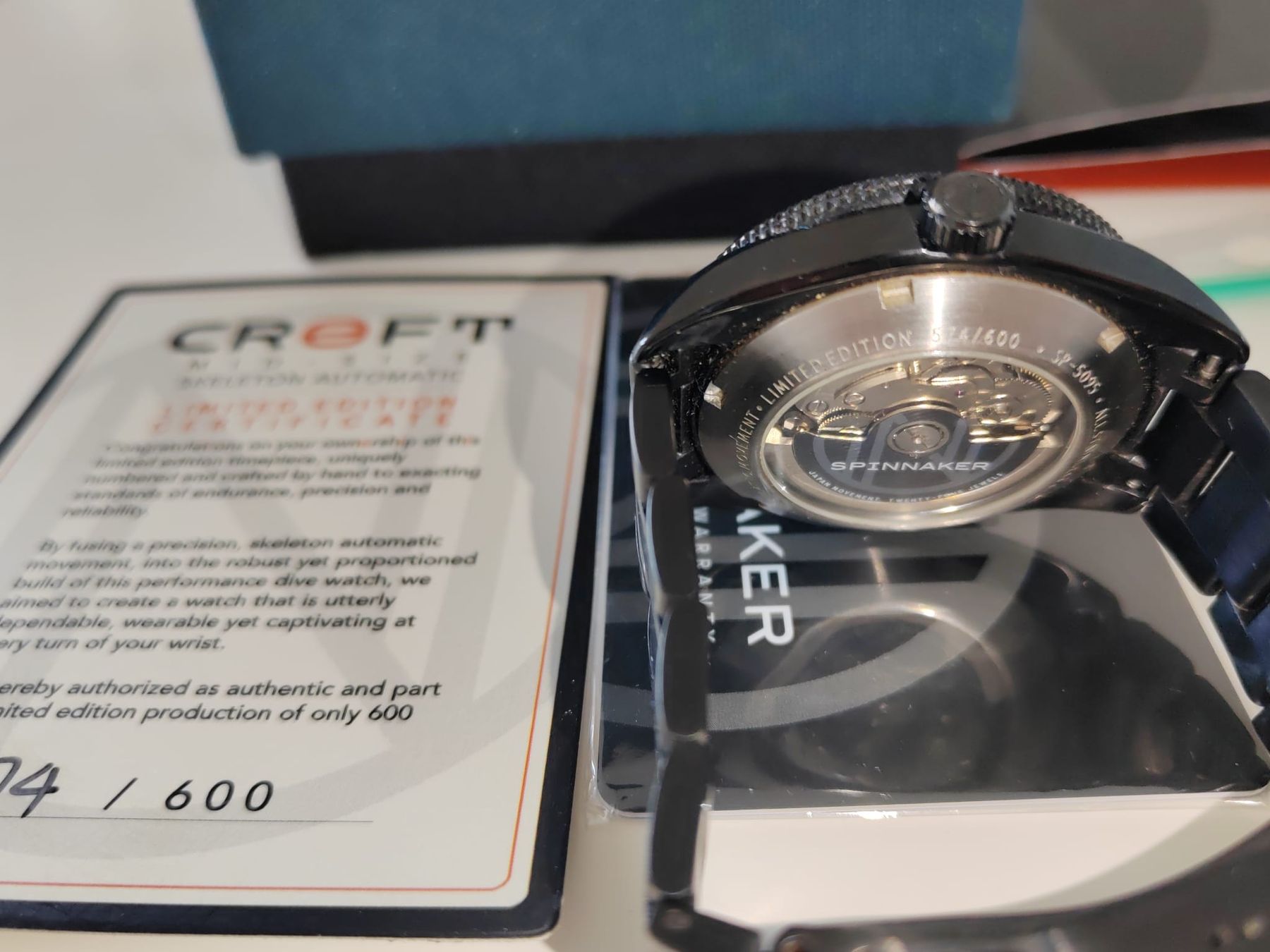Spinnaker Orologi: Montre Spinnaker Croft Skeleton Automatic - Édition limitée – Nuovo (secondo la descrizione) da Neuchâtel venduto da Houssam_kourdache 5