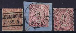 Norddeutscher Postbezirk 1868 1Groschen gest.