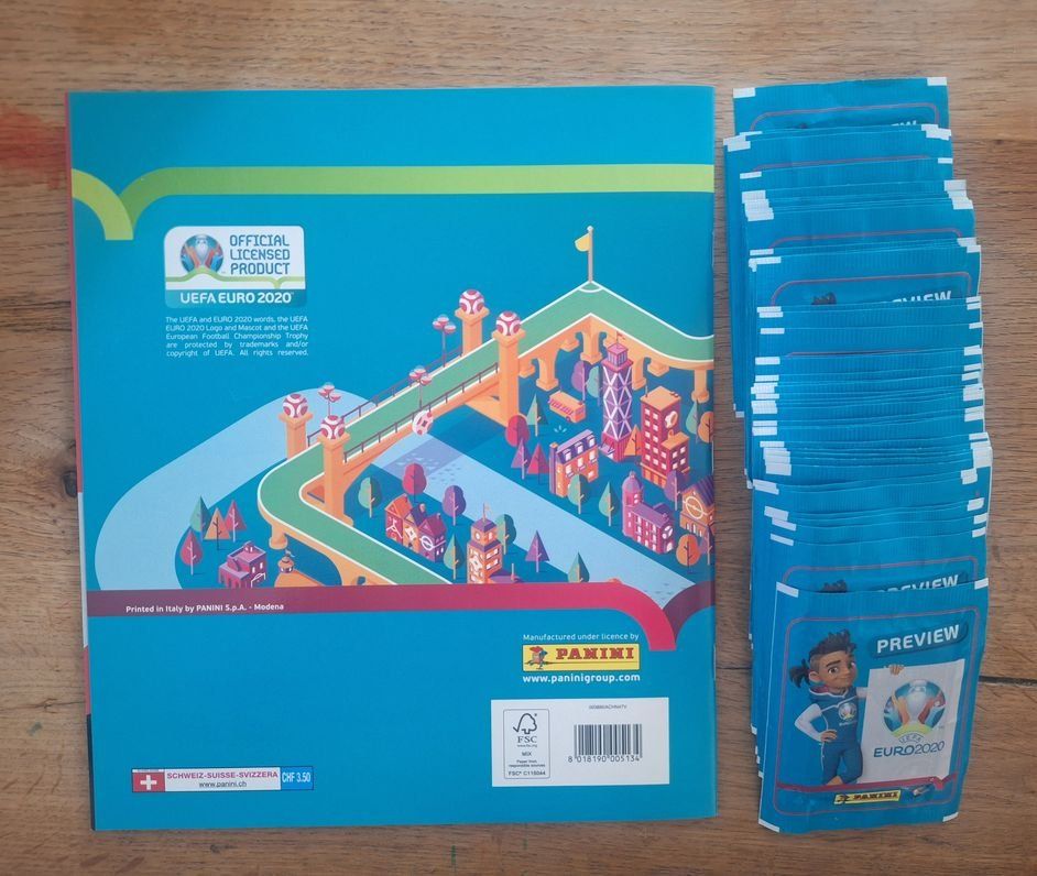 Panini Carte collezionabili: Panini EM 2020 / Preview Version / Leearalbum + 47 Tüten – Nuovo (secondo la descrizione) da Horw venduto da Zemmerli 1