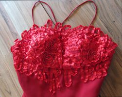 Hochzeit/Party? Cocktailkleid Traum in Rot Gr.36/S