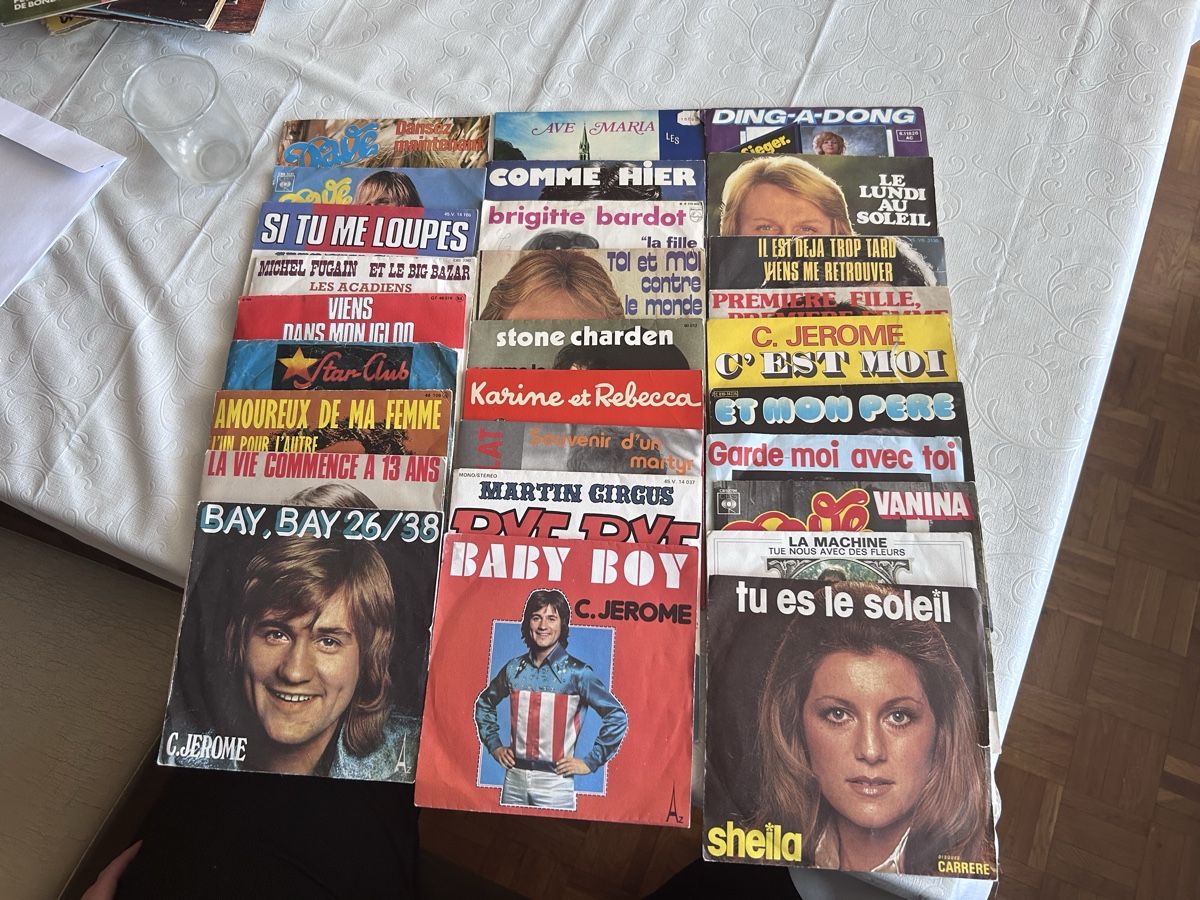 CD: Lot de disques 45 tours – Usato da Reconvilier venduto da 96Chantal96