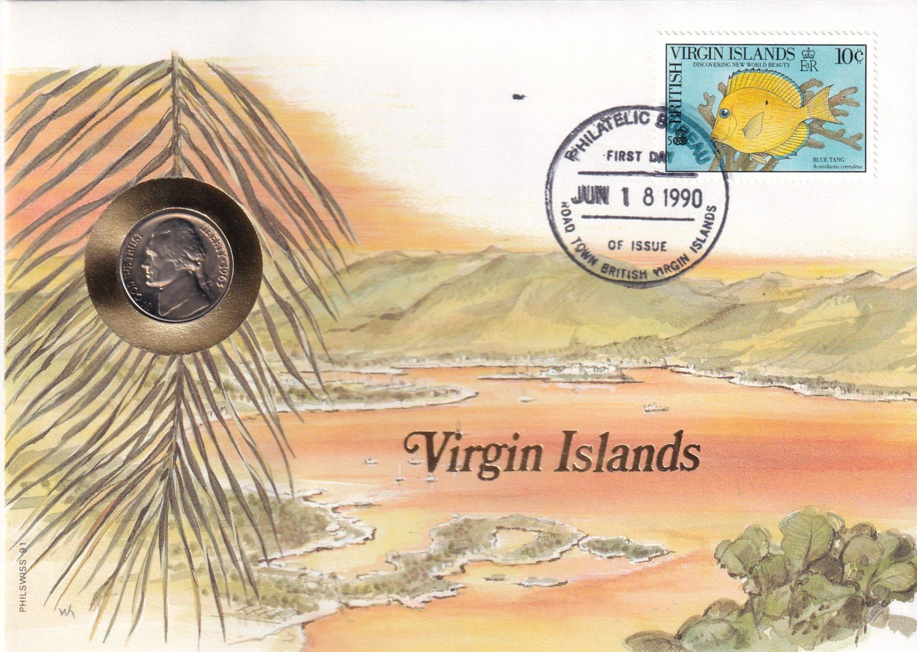 Tutti le monete: Münzbrief   Virgin Islands – Usato da Neuchâtel venduto da karlpierrino