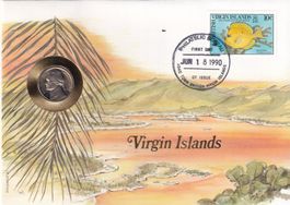 Münzbrief   Virgin Islands
