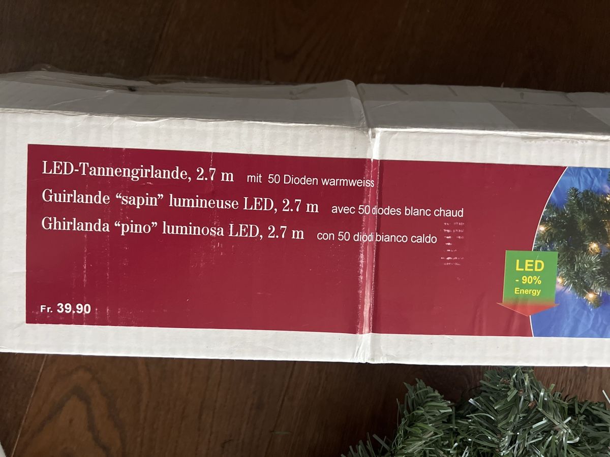 Tutte le decorazioni: Weihnachtsdeko Kunst-Tanne mit Lichterkette – Usato da Immensee venduto da LizzaSch03 1