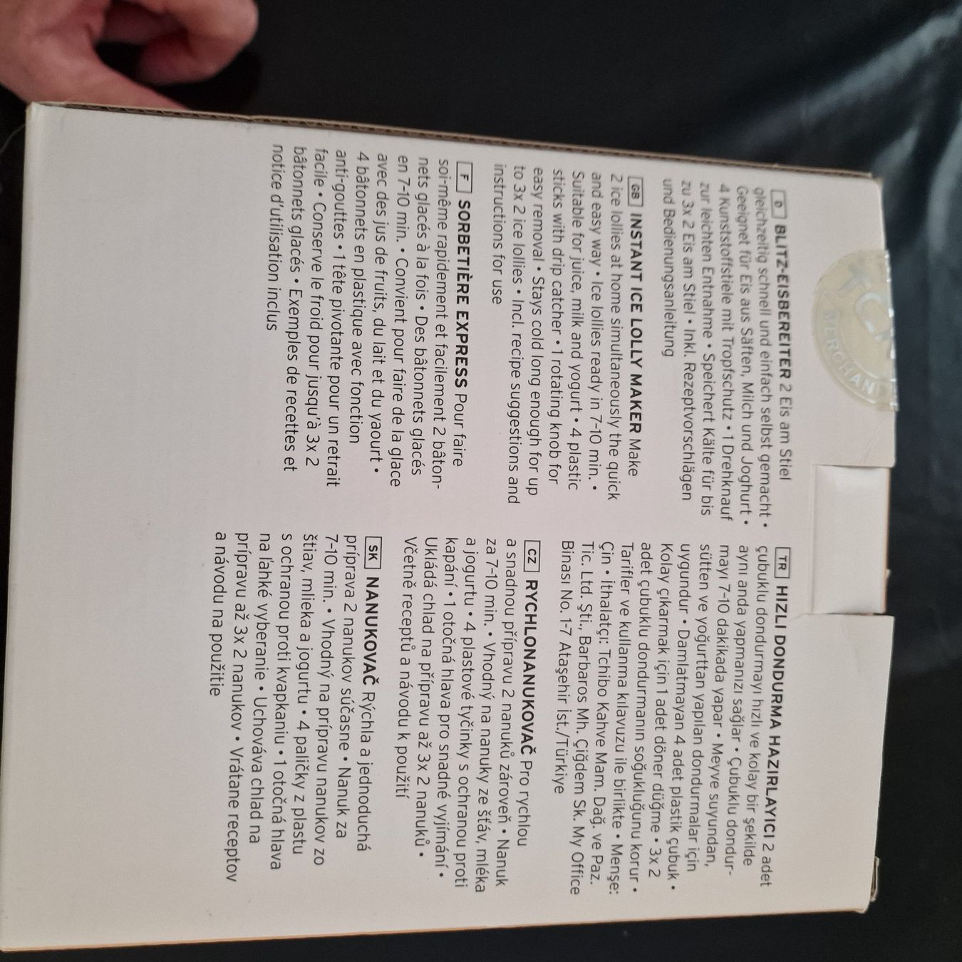Tchibo Appareils de cuisine: Blitz Eisbereiter Tschibo – Neuf avec emballage d'origine à Emmenbrücke par sunshine1970 2