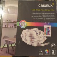 RGB LED Strip 10m mit Fernbedienung und Adapter in OVP