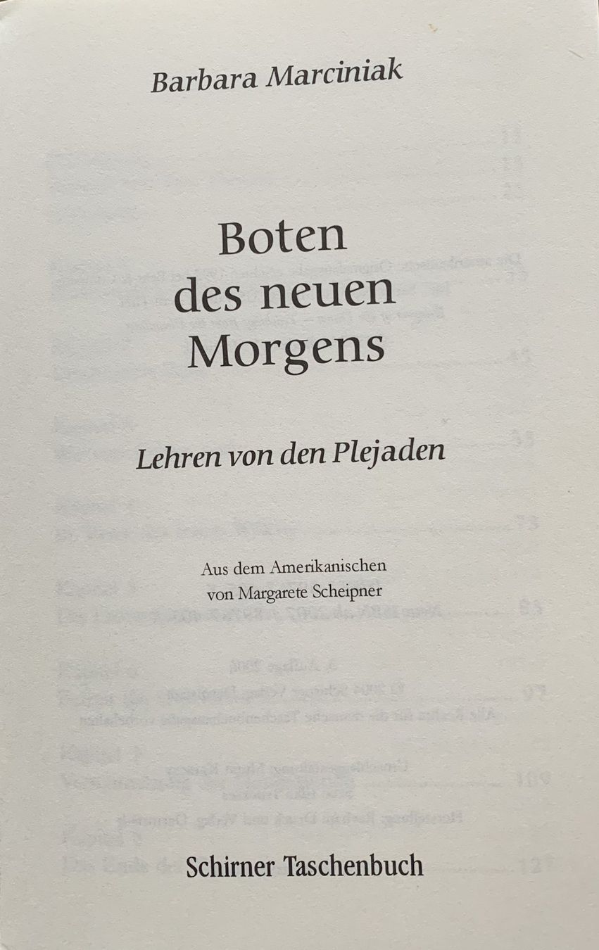 Libri: BARBARA MARCINIAK - BOTEN DES NEUEN MORGENS – Usato da Birsfelden venduto da Emporio82 1