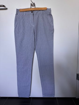 Chino Hose Tom Tailor Gr. 32 getreift Nadelstreifen