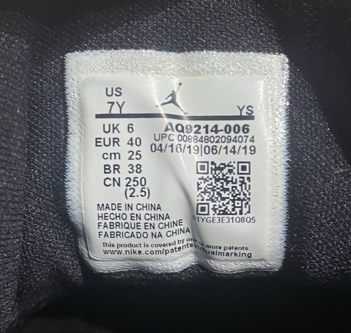 Jordan Schuhe für Jungen: Jordan Max Aura Black – Gebraucht aus Volketswil von 9394 6