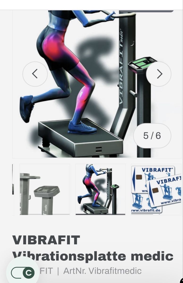 Hometrainer: VIBRAFIT Vibrationsplatte medic – Usato da Basel venduto da lady_nomade_style 2