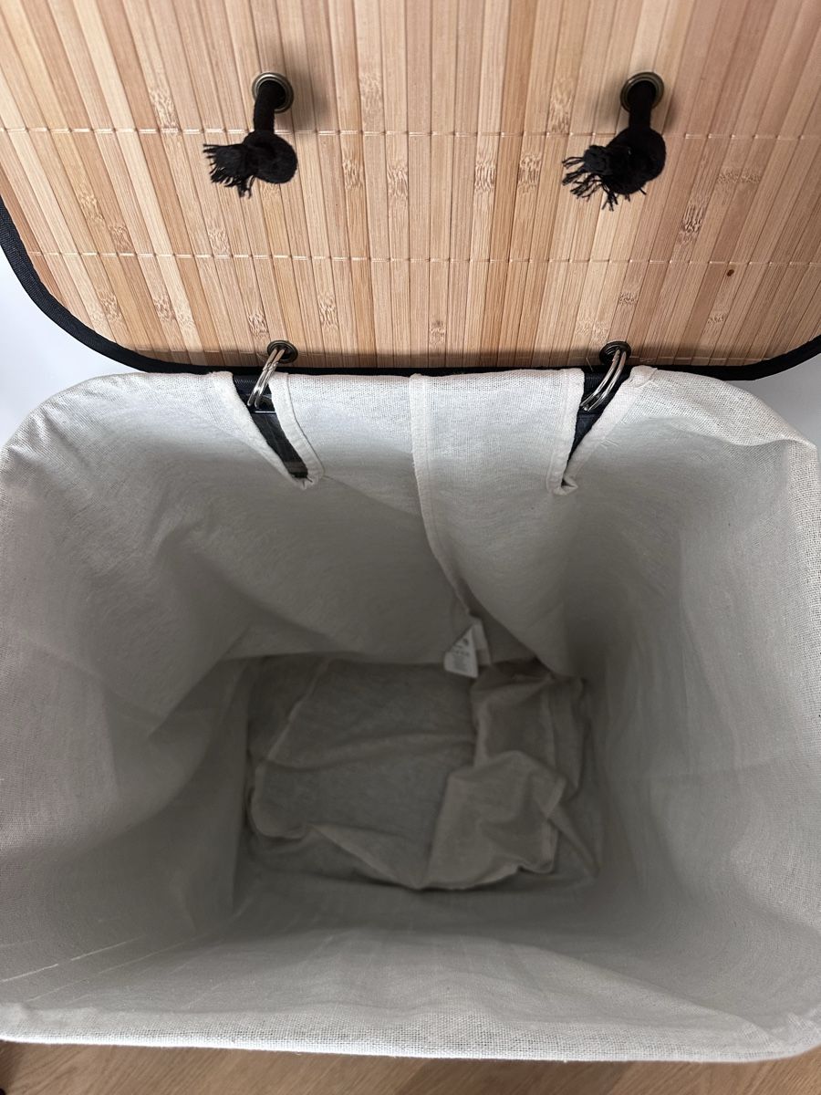 Wäschekörbe: Schwarzer Bamboo Wäschekorb – Gebraucht aus Zürich von juz_2t2j 7