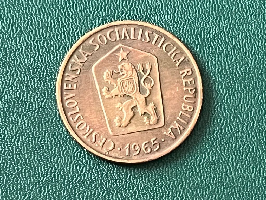 Alle Münzen: Tschechoslowakei 50 Heller 1965 – Gebraucht aus Neuenhof von Mastermind-00