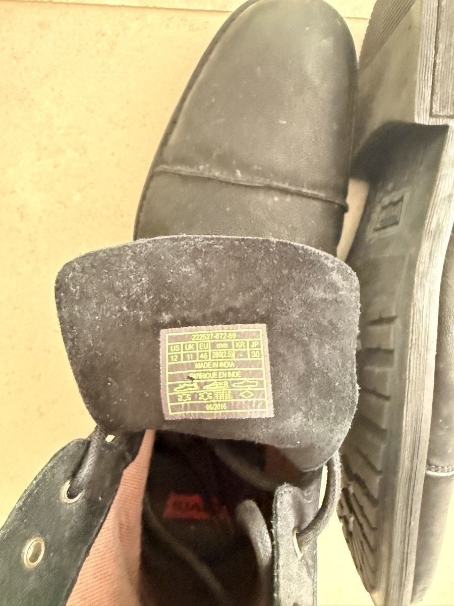 Levi's Scarpe da uomo: Levis Stiefel aus Leder, schwarz, Grösse 46 – Usato da Vaduz venduto da sbe_r8th 3