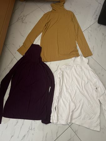 Lot Col roulés M , Set Roolkragen shirts M