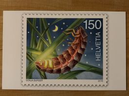 AK mit Tier Briefmarken Motiv von Sonja Burger