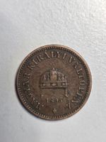 Münze Ungarn 2 Filler 1895 K.B.