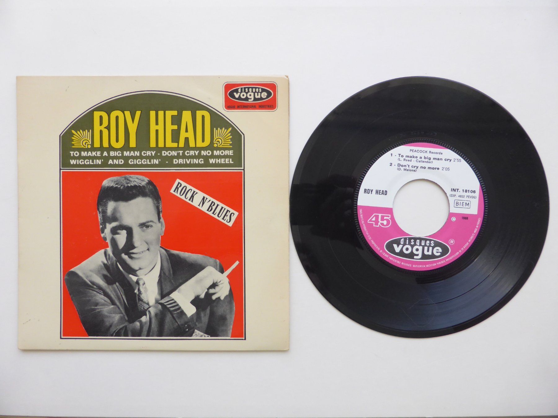 Dischi in vinile: VINYL SINGLE  EP  ROY HEAD – Usato da Küssnacht am Rigi venduto da Mondkinder