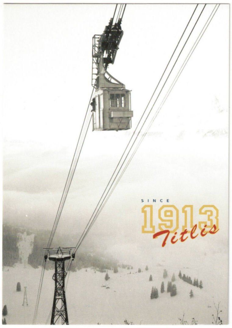 Cartoline postali: Engelberg - Luftseilbahn Gerschnialp--Trübsee – Usato da Binningen venduto da Mountainrider