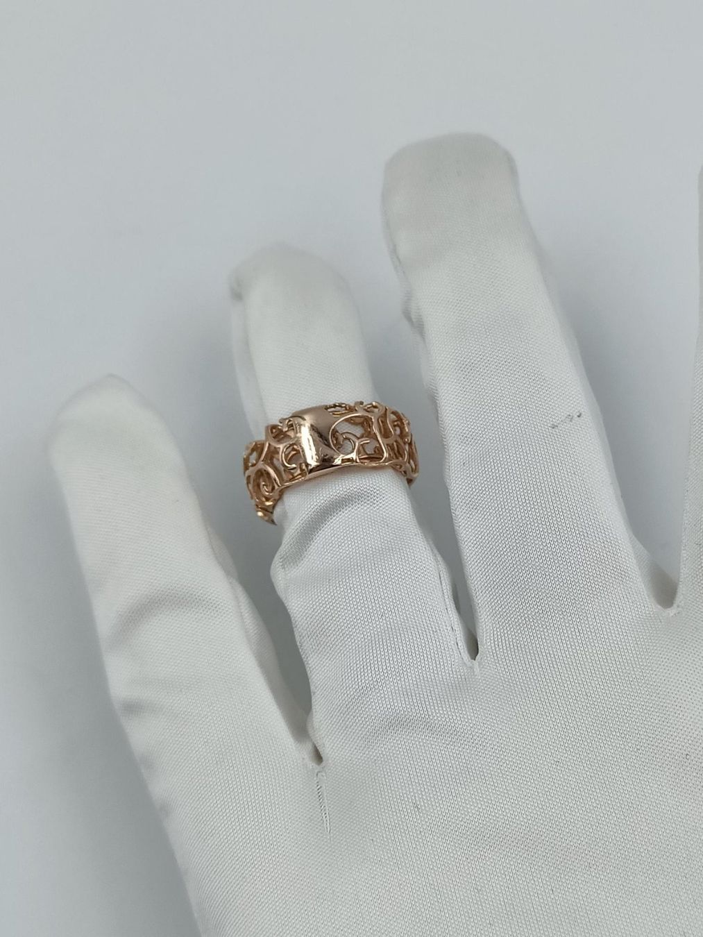 Bucherer Ringe: BUCHERER VERSPIELTER ROTGOLDRING – Gebraucht aus Luzern von EdiGem 8