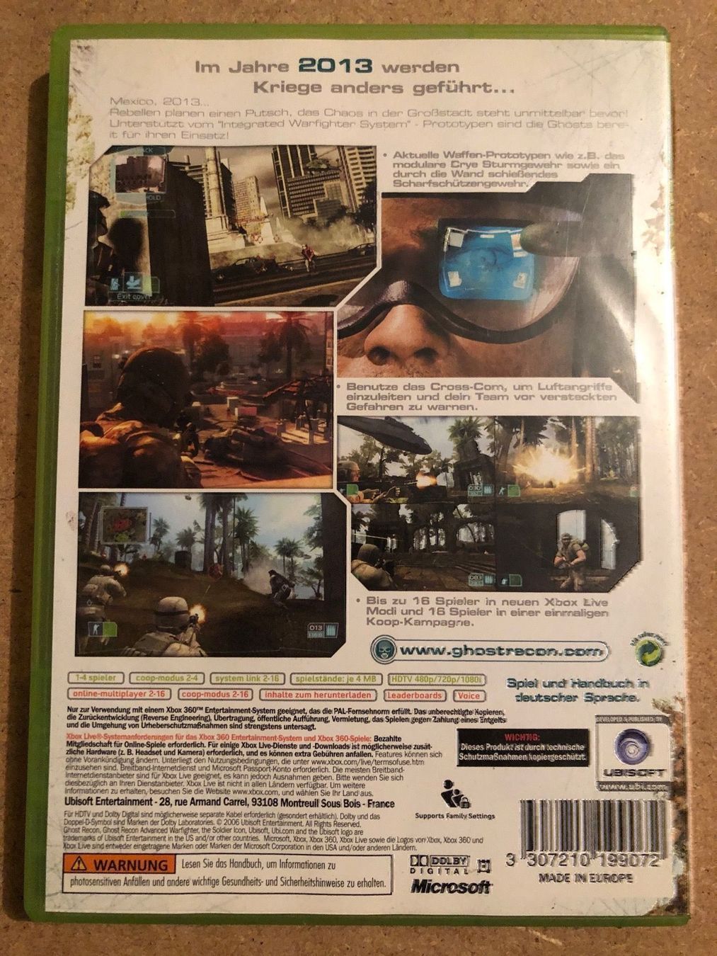 Jeux: Ghost Recon Advanced Warfighter Xbox 360 – D'occasion à Kestenholz par Mad18 1