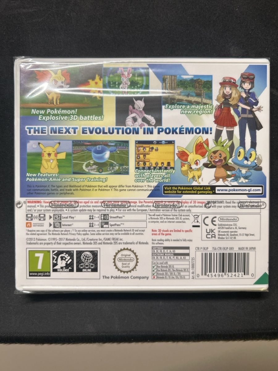 Pokémon Giochi: Pokémon X Nintendo 3ds Game En-Version Sealed/OVP – Nuovo e nell'imballaggio originale da Greppen venduto da hcv_cc2r 1