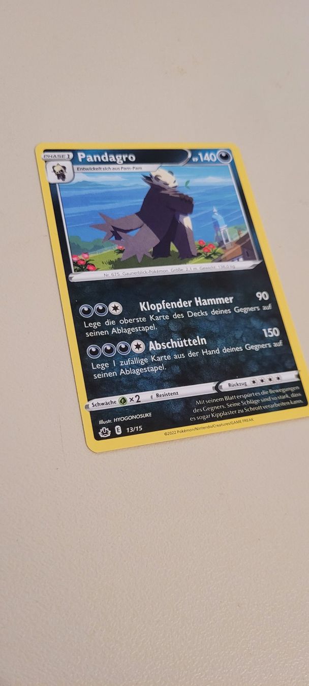 Pokémon Sammelbilder & Trading cards: Pokemon Pandagro 13/15 Phase 1 Deutsch – Neu (gemäss Beschreibung) aus Adlikon b.Regensdf von ChriZ86 1