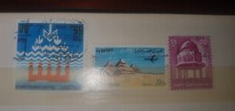 Briefmarken Ägypten gestempelt, Air Mail Egypt, 1973 stamps