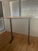 Steh-Sitz-Schreibtisch höhenverstellbar Holzoptik Top