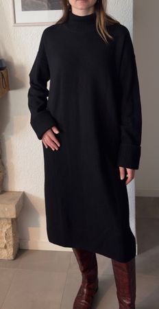 ARKET robe longue Wollkleid 100% laine – M