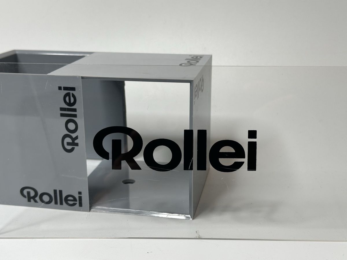 Rollei Fotocamera: Rollei Werbematerial Display Podest – Usato da zuchwil venduto da solotin74 8