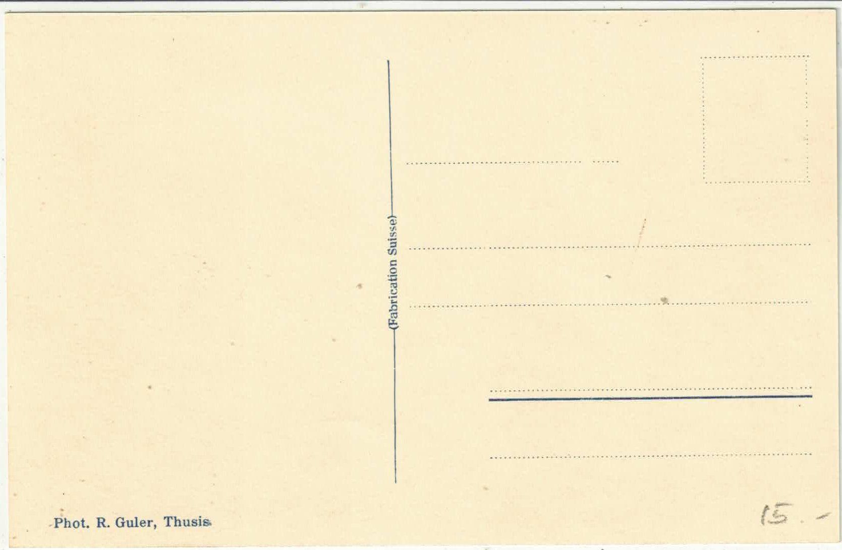 Cartoline postali: Scharans - Dorfpartie – Usato da Ettingen venduto da Kartenplanet 1