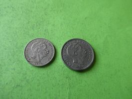Luxemburg 1901, Set 5 und 10 Cents