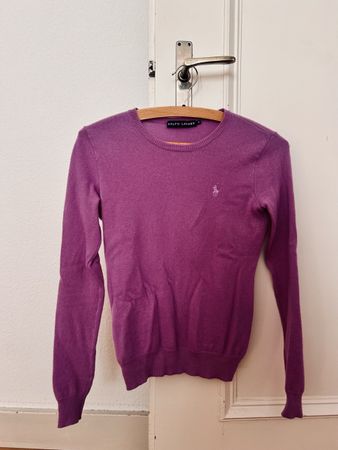 Ralph Lauren Cashmere Pullover Lila, Gr. XS - Top Zustand!