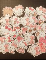 Lot d' autocollants Hello Kitty motif rose neuf