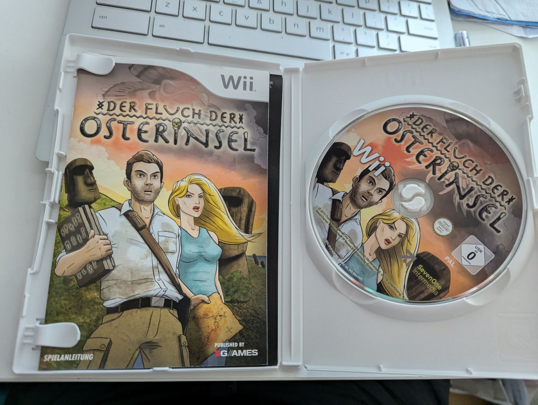 Nintendo Giochi: Der Fluch Der Osterinsel - Nintendo Wii Game – Usato da Hünenberg See venduto da SpecialEditionGaming 2