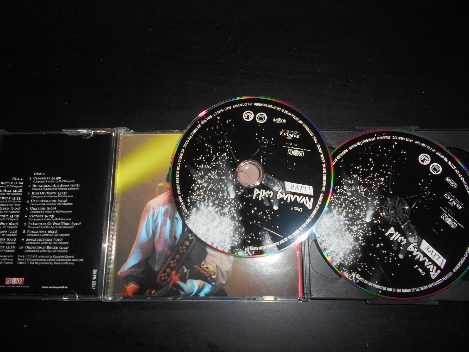 CD: Running Wild – Live / 2002 / 2 CDs – Usato da Aarberg venduto da witchhunter01 2