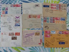 Schöner Posten Luftpostbriefe CH