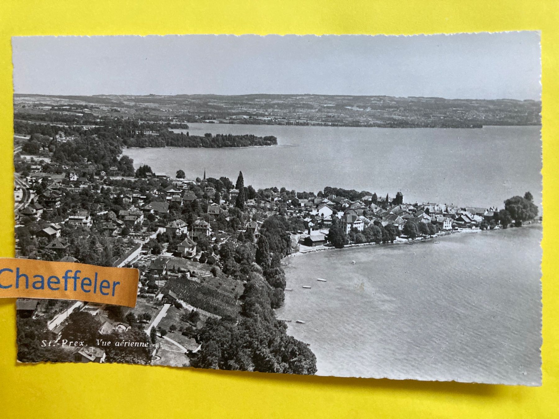 Cartoline postali: 1965 St. - Prex. Vue aérienne – Usato da Zürich venduto da Chaeffeler